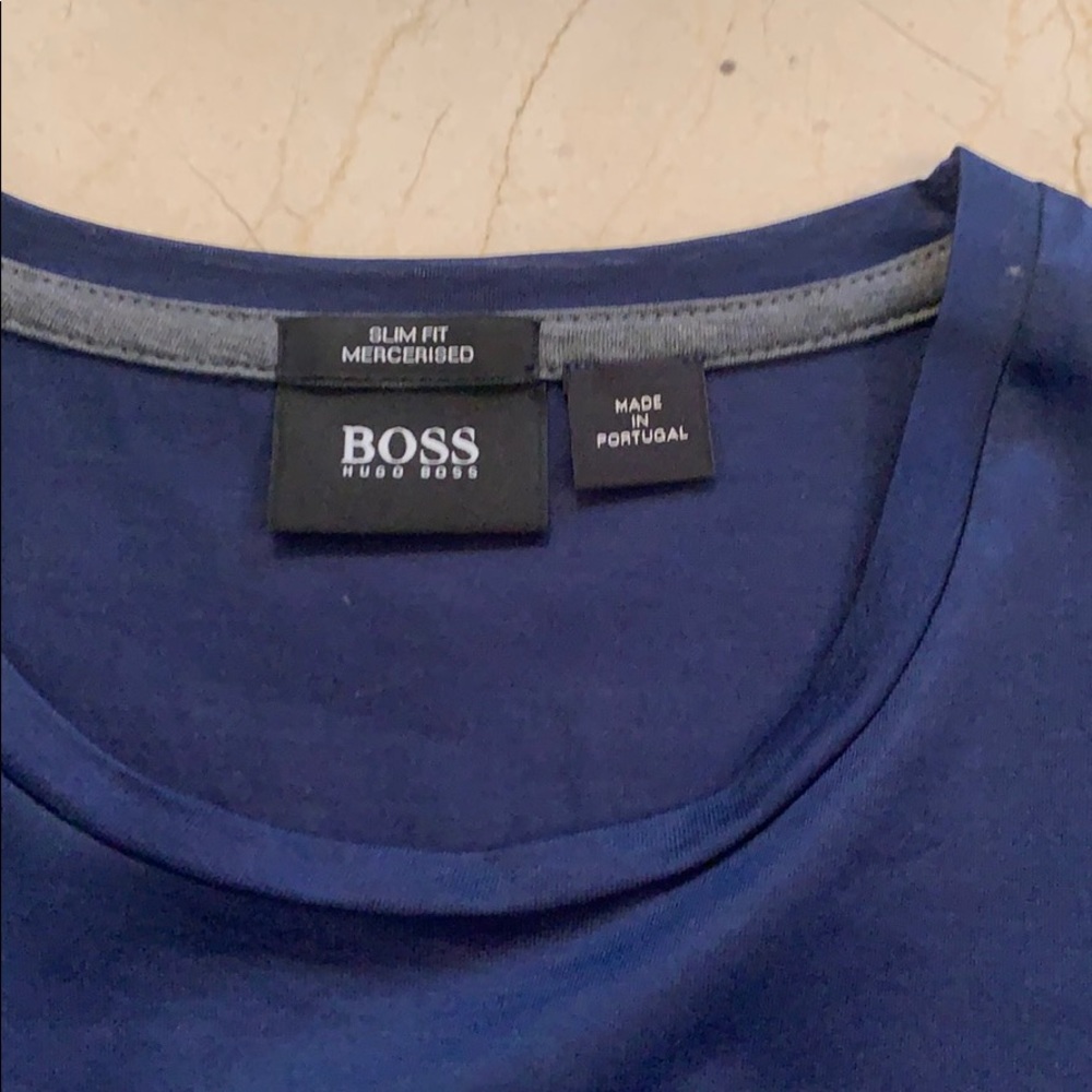 Navy blue Hugo Boss shirt